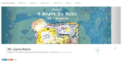 Desktop Screenshot of creativity-portal.com